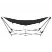 Hammock with Foldable Stand Black