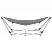 Hammock with Foldable Stand Grey