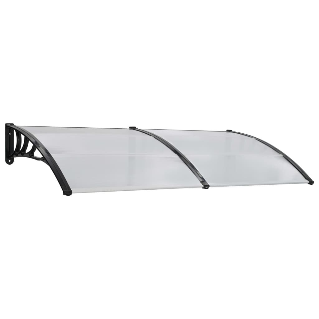 Door Canopy White 200x100 cm Plastic