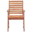 Outdoor Dining Chairs 3 pcs Solid Acacia Wood