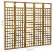 5-Panel Room Divider/Trellis Solid Acacia Wood 200x170 cm