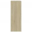 Sideboard with 7 Drawers Sonoma Oak 50x34x96 cm Chipboard