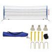 Badminton Net Set with Shuttlecocks 500x155 cm