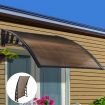 Instahut Window Door Awning Door Canopy Outdoor Patio Cover Shade 1.5mx1m DIY BR