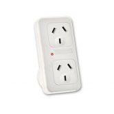 Sansai Powerpoint Surge Protector Adaptor Double Vertical