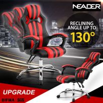 NEADER Reclining Office Computer  Chair - Black and Red