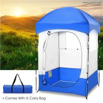 XL Outdoor Portable Camping Changing Tent With 2 Windows, Pocket bag & Removable cover 