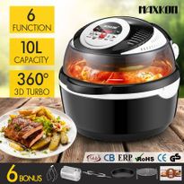 6-in-1 Portable Air Fryer Convection Oven Cooker-Black