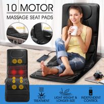 10 Motor  2 IN 1 Full Body Heat Car Seat Cushion Pad massager