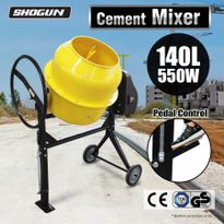 140L Portable Cement Sand Gravel Concrete Mixer 550W
