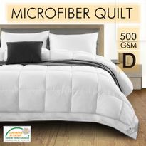 500GSM Doubel Microfibre Winter Quilt All Season Bamboo Fiber Comforter