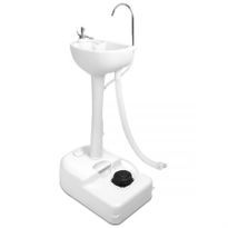 Weisshorn Camping Basin Portable Hand Wash Sink Stand 19L Capacity