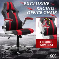 Executive PU Leather Racing Gaming Desk Chair Ergonomic Computer Seat w/Armrest