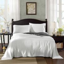 Royal Comfort Bamboo Sheets Queen - White