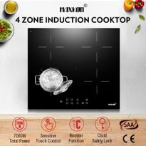 60cm 4 Zone Electric Induction Cooktop Hob Touch Control Timer 7000W