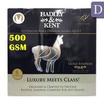 Hadley & Kent Classic Alpaca Quilts 500Gsm - Double