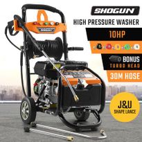SHOGUN10HP High Pressure Washer Petrol Water Gurney Cleaner W/ 30M Hose