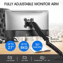 Single LCD LED Monitor Arm Desk Mount Stand Display Gas Spring TV Screen Holder Bracket