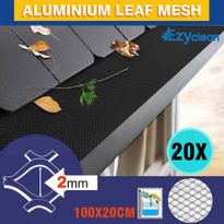 20Pcs Aluminium Gutter Leaf Mesh Guard 100 X 20cm