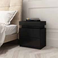 Bedside Tables | Cheap Nightstand | Black & White Bedroom Side Table