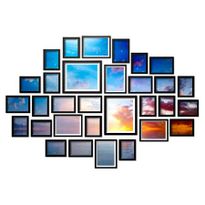 Artiss Photo Frames Art Holder 30PCS 8x10" 5x7" 4x6" 3.5x5" Black