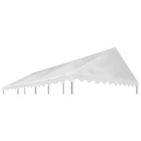 Gazebo Top Cover PVC 500 g/m² 6x4 m White