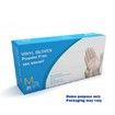 100Pcs 50PAIRS Disposable Clear Vinyl Gloves Powder Free Gloves