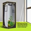 60x60x160cm Grow Tent Hydroponic Indoor Plant Growing Tent Reflective 1680D Oxford Fabric