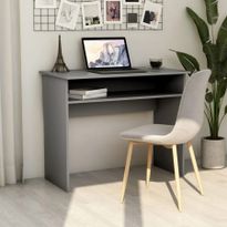 Desk Grey 90x50x74 cm Chipboard