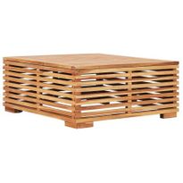 Garden Table 69.5x69.5x31 cm Solid Teak Wood