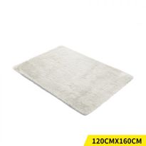 Designer Soft Shag Shaggy Floor Confetti Rug Carpet Home Decor 120x160cm Cream