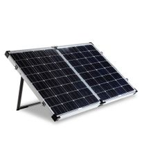 G&P 12V 160W Folding Portable Mono Solar Panel Kit Caravan Camping Power USB