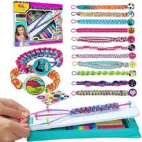 Friendship Bracelet Making Kit for Ages 6- 12yr. Party Supply and Travel Activities