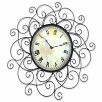 Wrought Iron Design Decorative Wall Clock