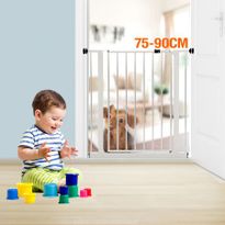 75cm High White Baby/Pet Safety Gate
