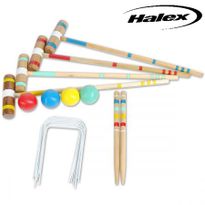 Halex Classic Croquet Set with Carry Bag - Up to 4 Players