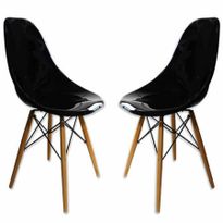 Set of  Eames Chairs with Wooden Legs