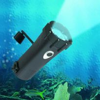 Hand Winding Portable LED Waterproof Torch Flashlight - SB-3046