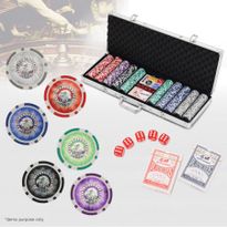 500 Holographic Chip Professional Poker Game Set