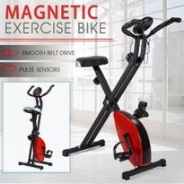 Folding Exercise Bike with Electric Monitor
