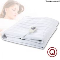 Fitted Heated Electric Blanket with Dual Control-Queen Size