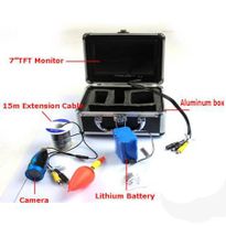 15M Cable  7" TFT LCD Video Camera System HD 600TV Lines Fish Finder Underwater Camera