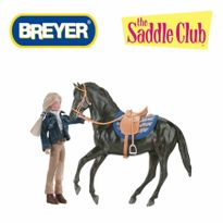 Breyer The Saddle Club Series 2 Stevie & Belle Model Figure Toy Gift Set