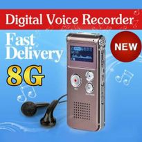 8GB USB Digital Audio Voice Recorder MP3 Player
