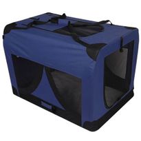 Extra Large Portable Soft Pet Dog Crate Cage Kennel - Blue