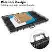Wire Dog Cage Crate 30 inches with Tray + Cushion Mat + BLUE Cover Combo
