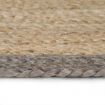 Handmade Rug Jute with Grey Border 150 cm