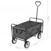 Folding Hand Trolley Steel Grey