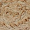 Area Rug Braided Design Jute 150 cm Round