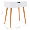 Dressing Table with Mirror MDF 60x40x75 cm